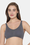 Wacoal Single Layered Non-Wired Full Coverage T-Shirt Bra - Dark Grey — thumbnail 2